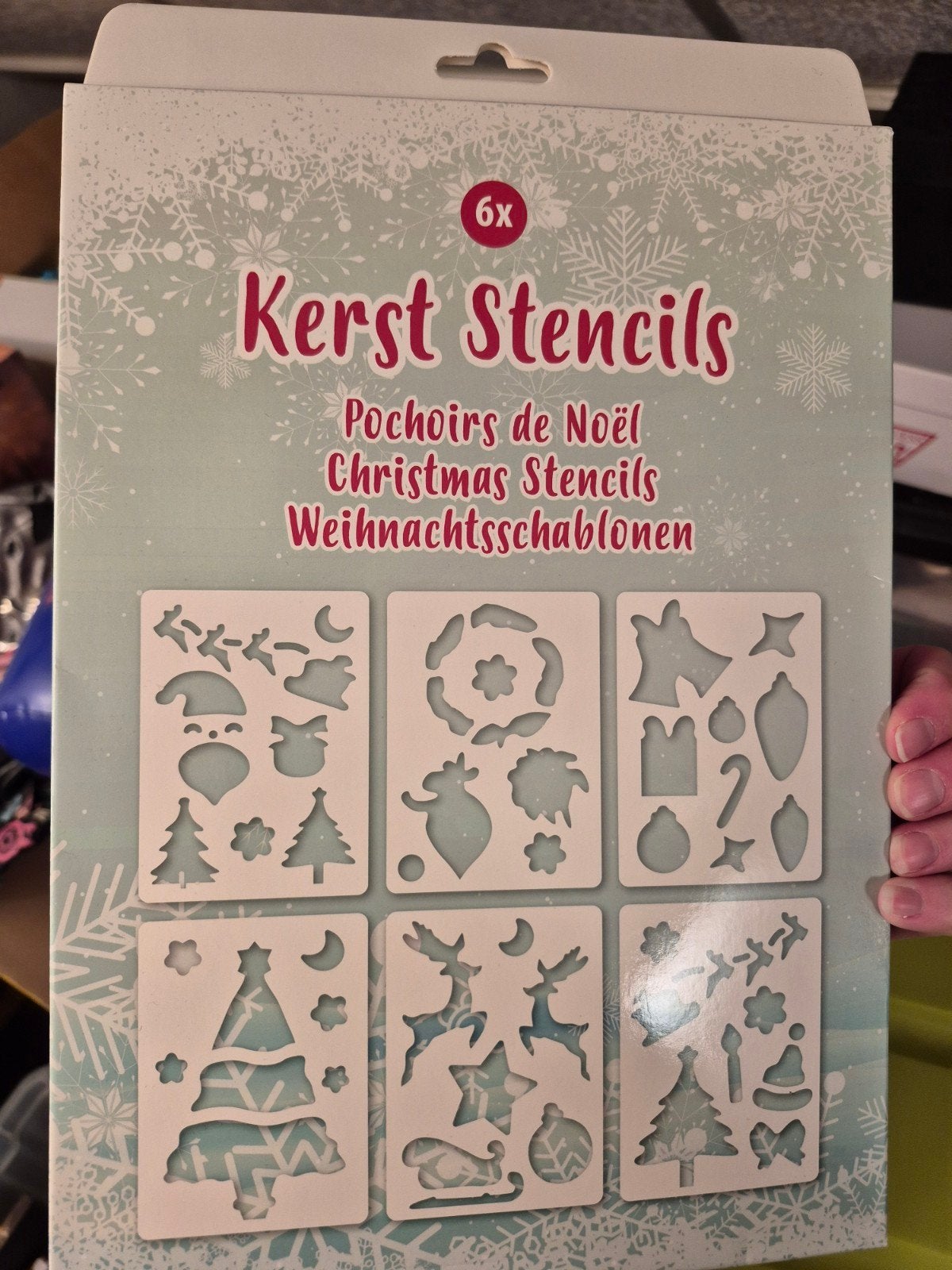 Nieuwe kerst stencils set, Diversen, Kerst, Ophalen of Verzenden