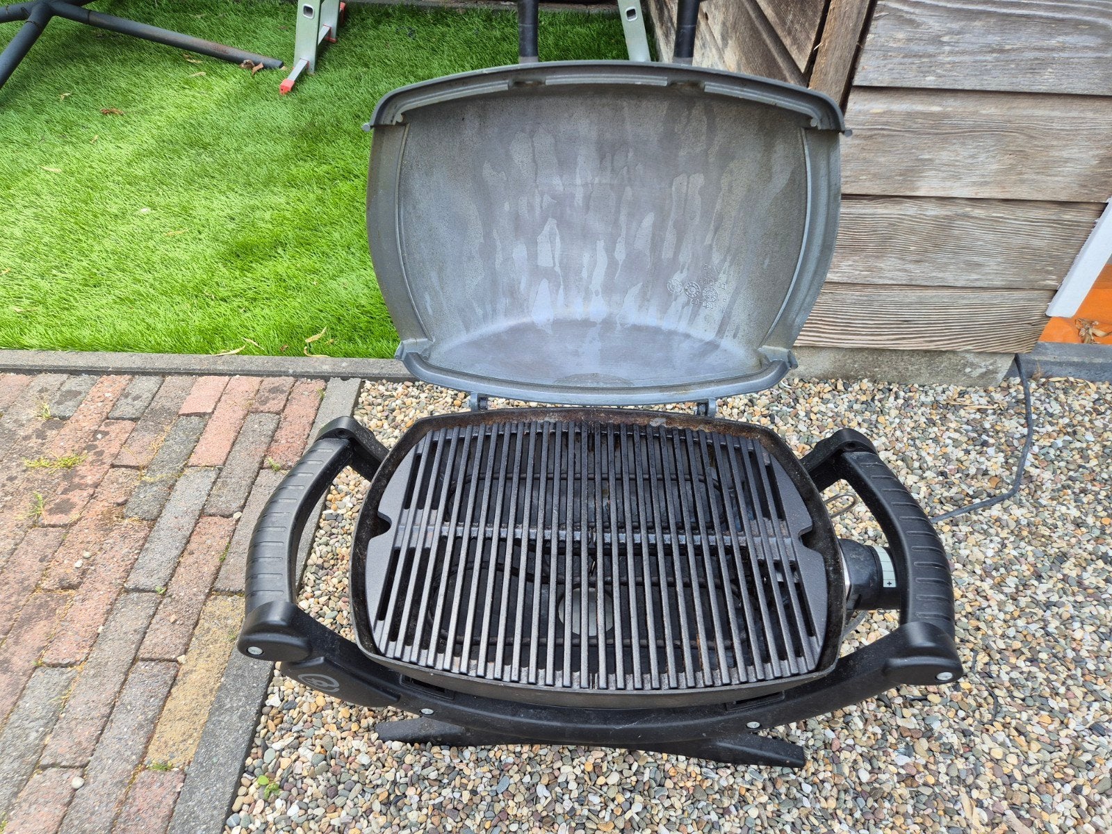 Weber elektrische barbecue Q140, Ophalen, Gebruikt, Weber