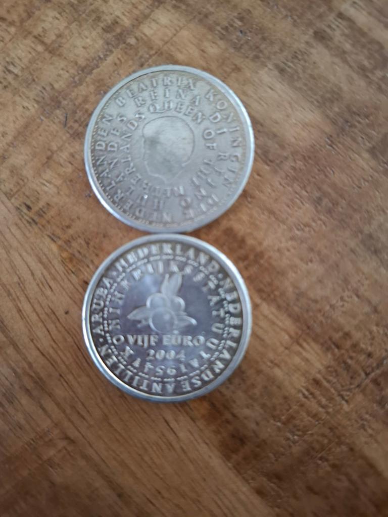 (ver)zilveren munten, Ophalen of Verzenden, Koningin Beatrix, Euro's