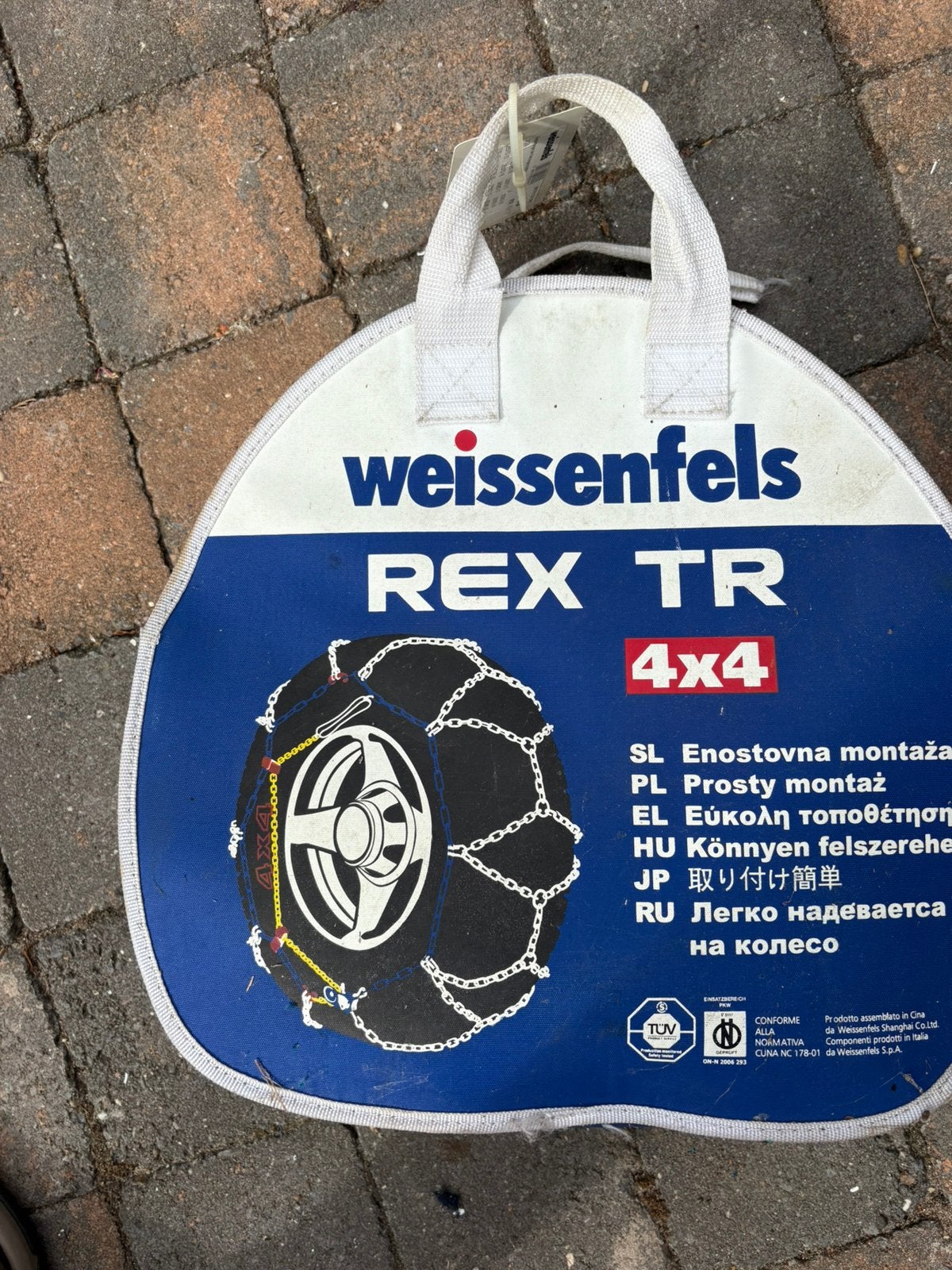 Weissenfels  rex tr sneeuwkettingen ,maten zie omschrijving, Auto diversen, Sneeuwkettingen, Ophalen, Nieuw