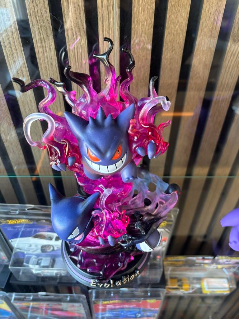 Pokemon Gengar Evolutie Beeld Vinyl/Resin, Ophalen of Verzenden, Zo goed als nieuw, Fantasy