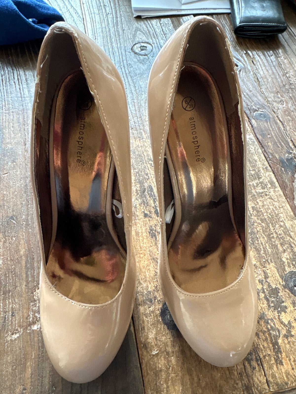 Nude pumps maat 39, Ophalen of Verzenden, Gedragen, Beige, Pumps