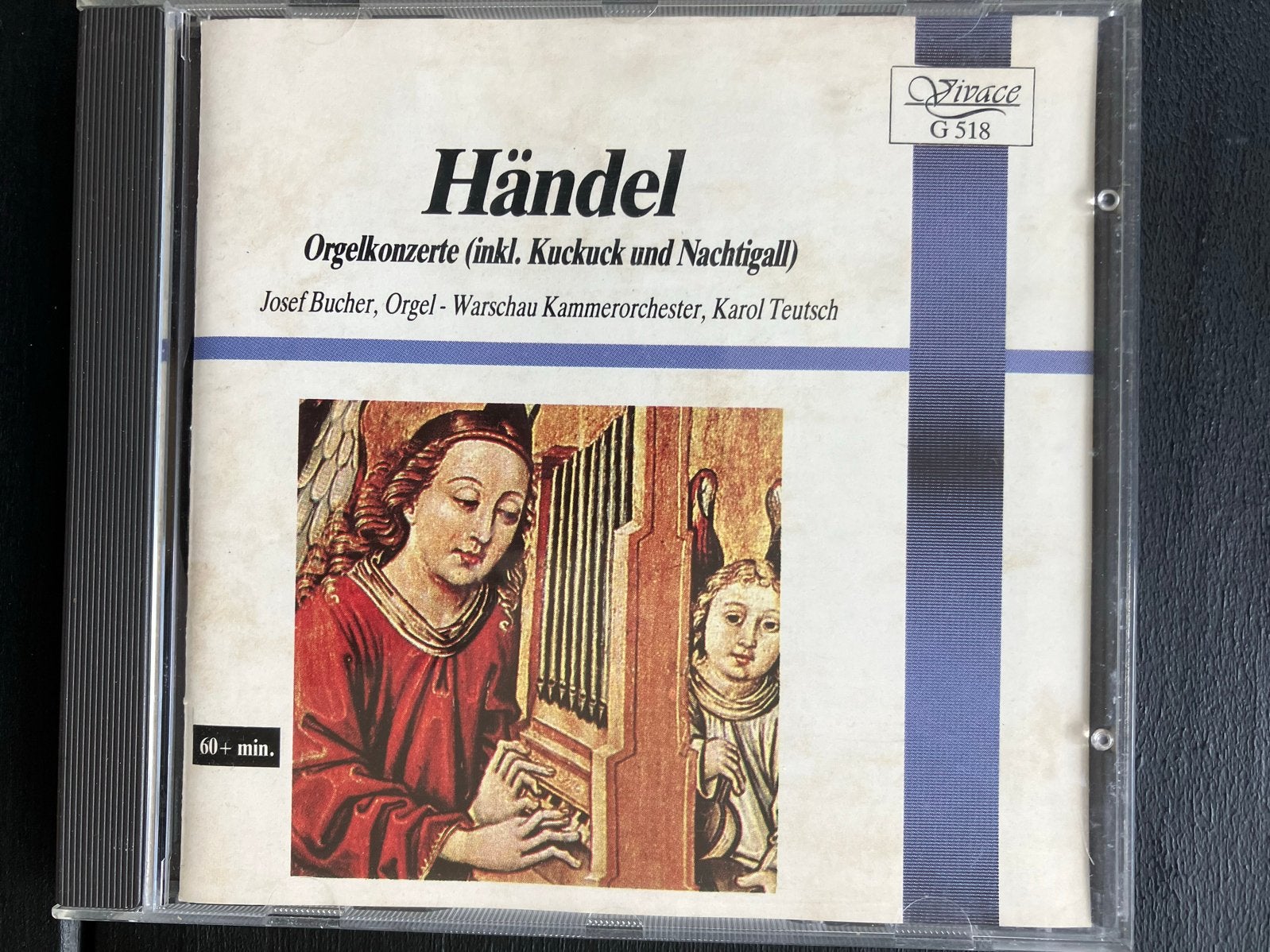 Händel Orgelconcerten - Josef Bucher - orgel cd, Cd's en Dvd's, Ophalen of Verzenden, Barok, Zo goed als nieuw, Orkest of Ballet