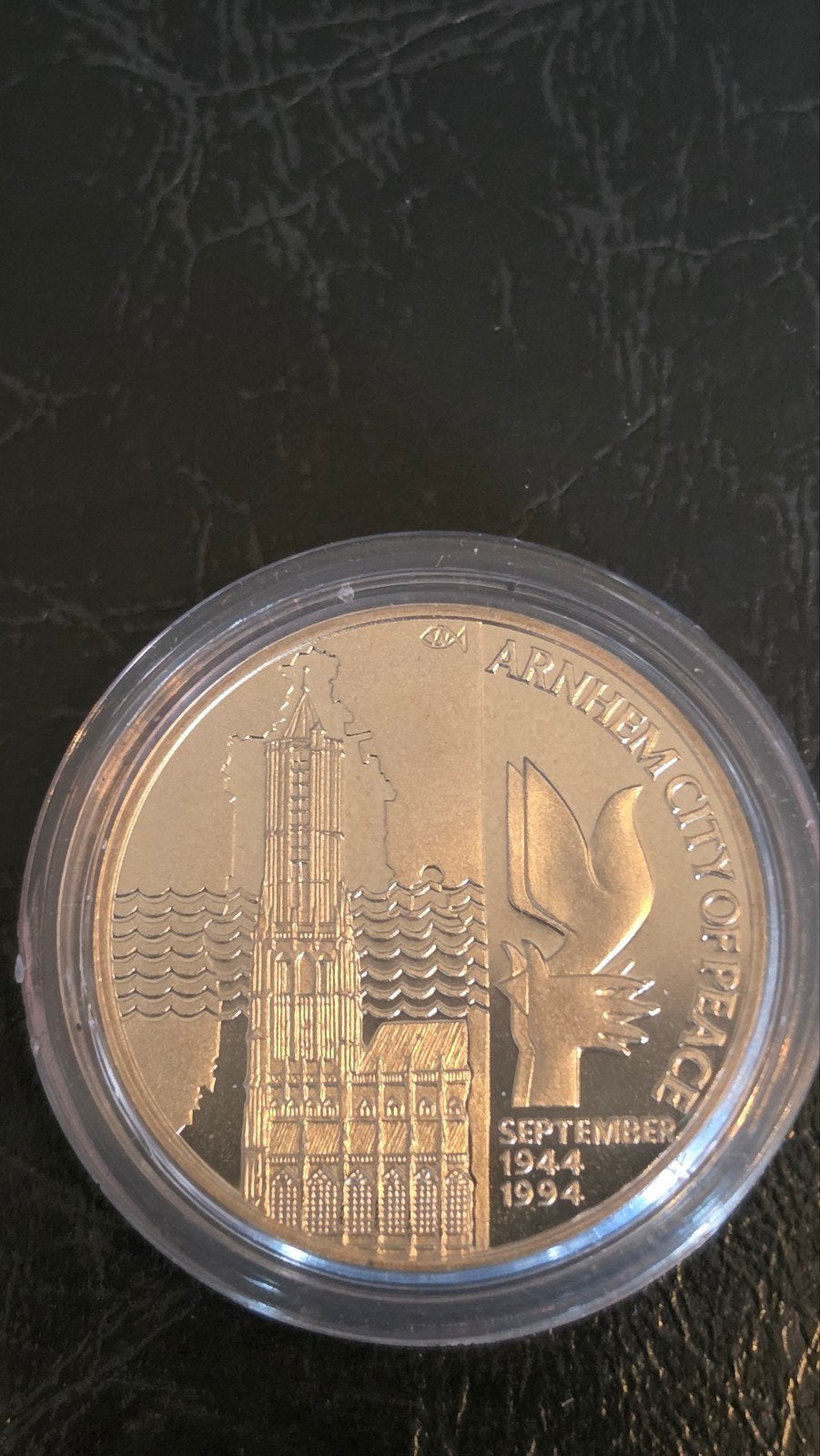 2½ Gulden Arnhem City of Peace 1994, Koningin Beatrix, Zilver, Ophalen of Verzenden, Losse munt