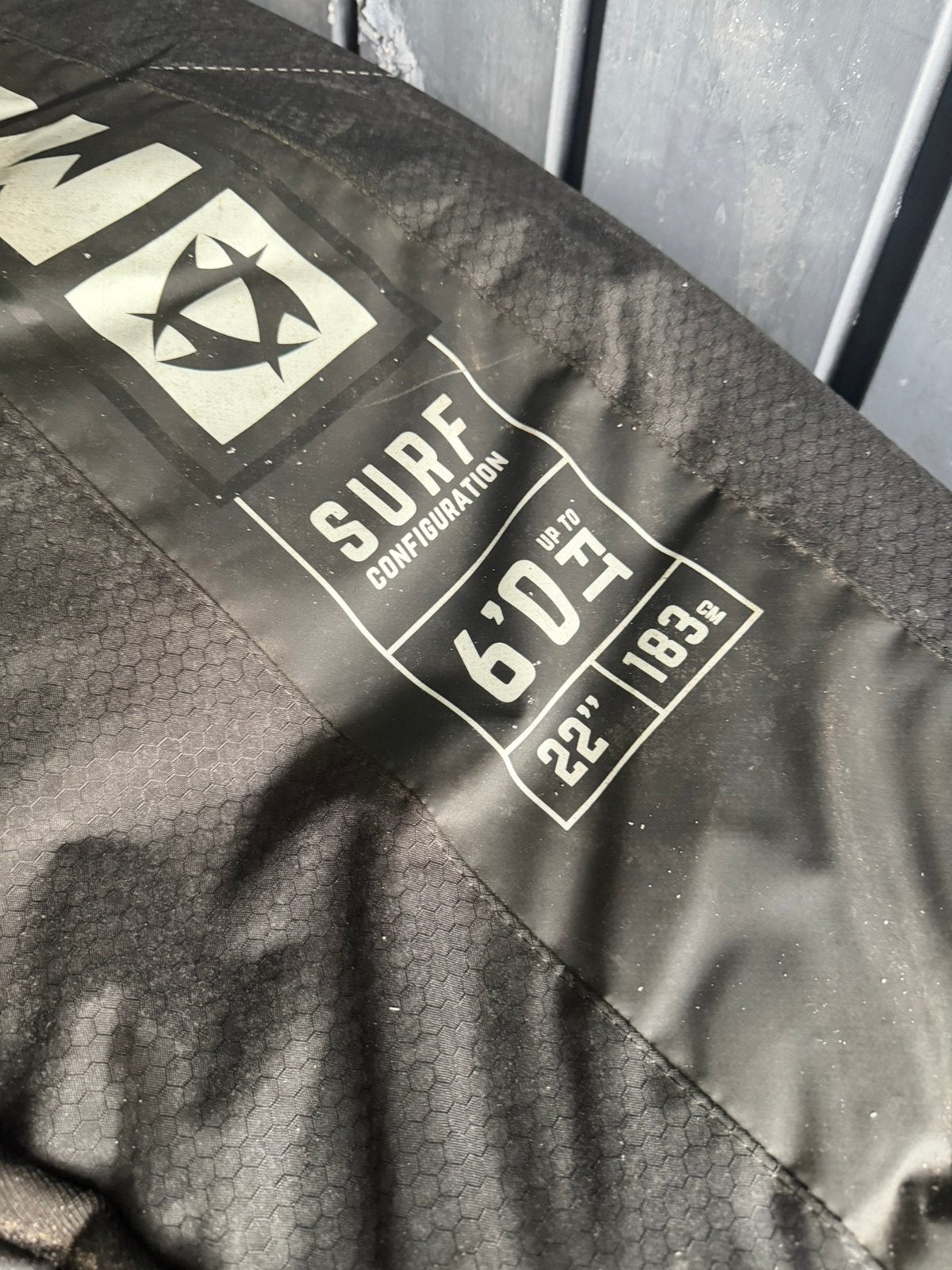 Mystic wheeled surf board bag, Watersport en Boten, Geen board, Ophalen of Verzenden, Zo goed als nieuw, 12 m²