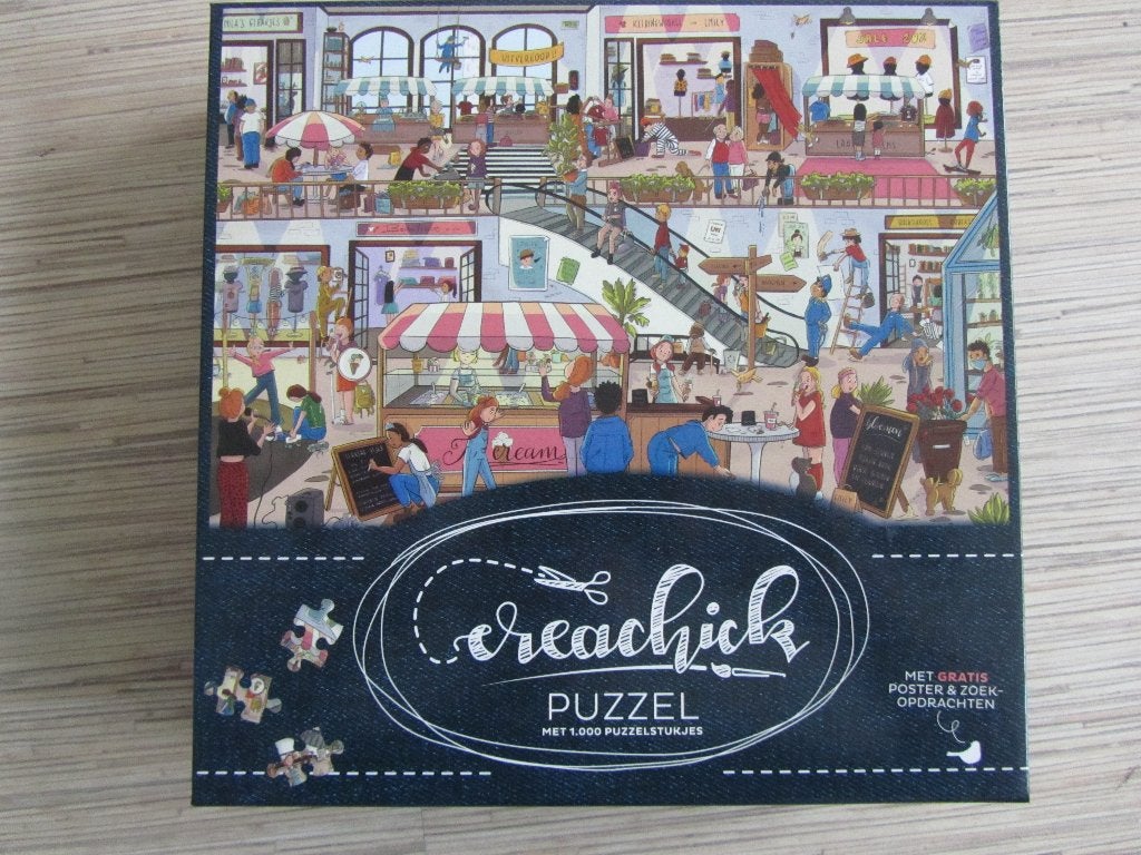 Crea Chick puzzel, Ophalen, 500 t/m 1500 stukjes, Zo goed als nieuw, Legpuzzel