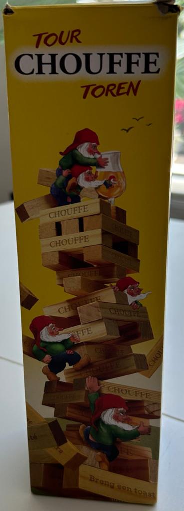 Chouffe Toren Jenga - Compleet en Zeer Goede Staat, Hobby en Vrije tijd, Gezelschapsspellen | Bordspellen, Vijf spelers of meer
