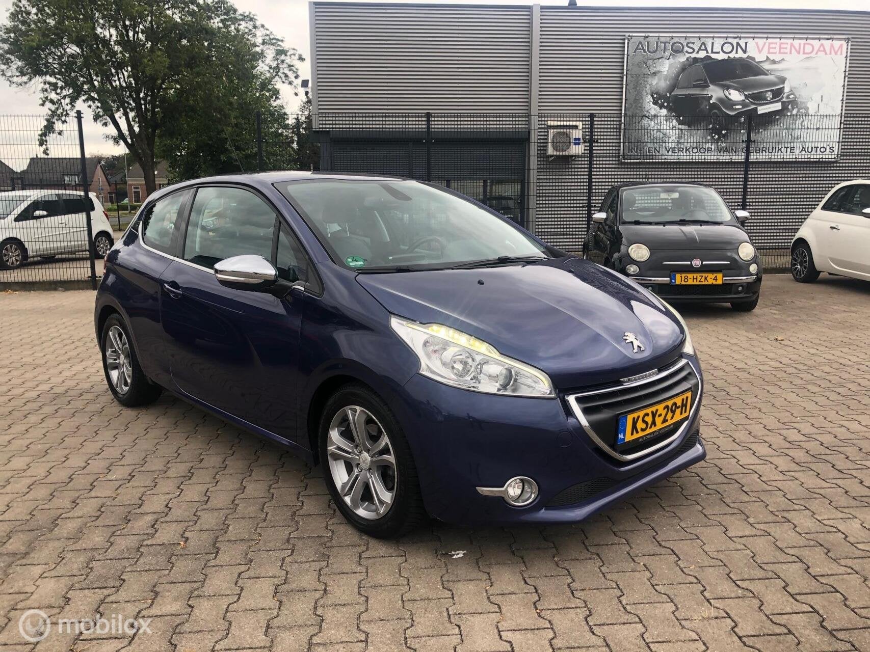 Peugeot 208 1.4 VTi 3DRS SPORT AIRCO ECC CRUISE LEDER LED, Voorwielaandrijving, Euro 5, Zwart, Blauw