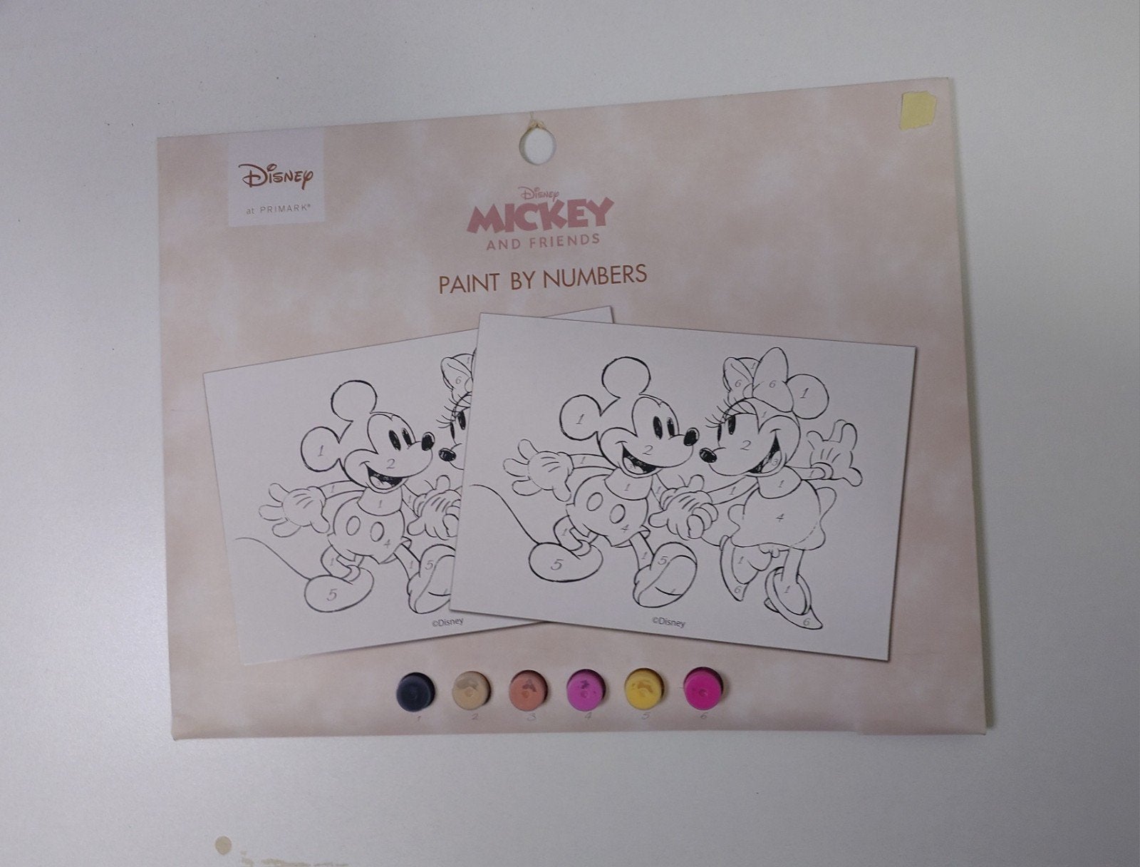 Disney Mickey & Minnie Mouse schilderen op nummer NIEUW, Verzamelen, Disney, Ophalen of Verzenden, Nieuw