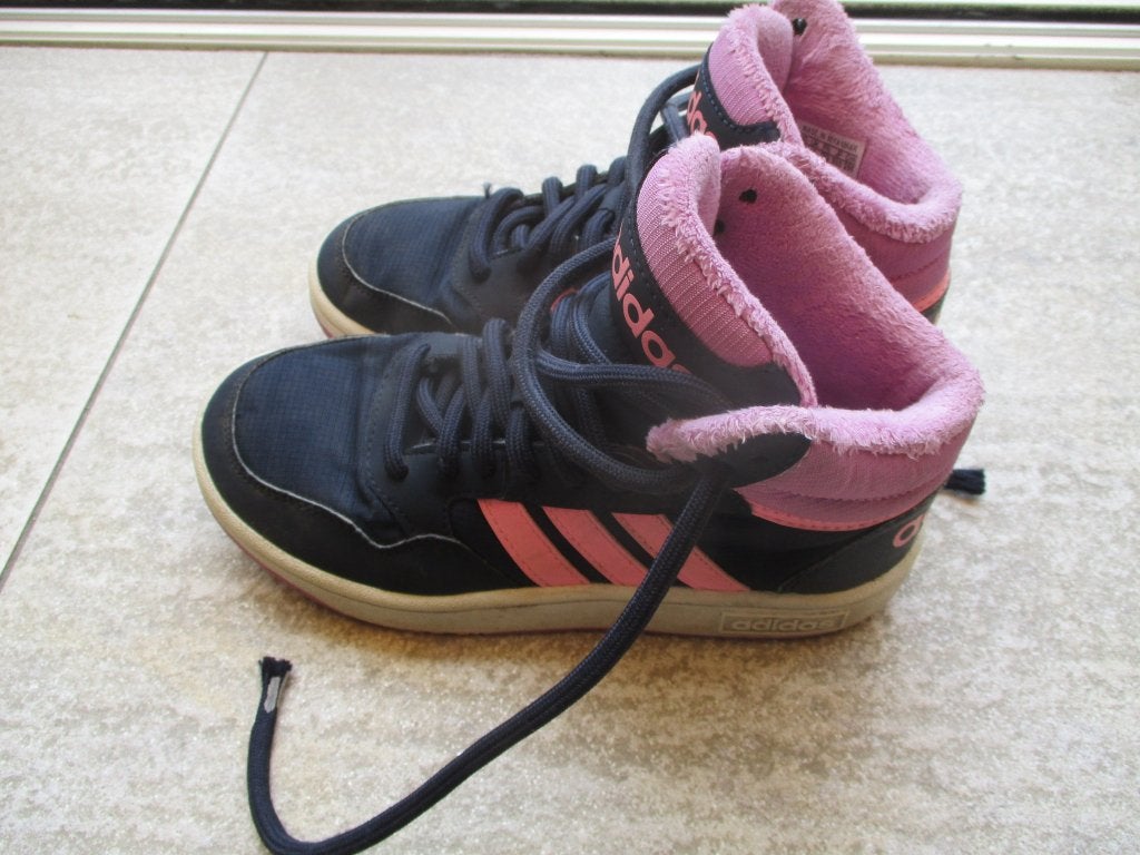 Adidas hoge sportschoenen blauw maat 33 schoenen, Adidas, Meisje, Sportschoenen, Ophalen of Verzenden