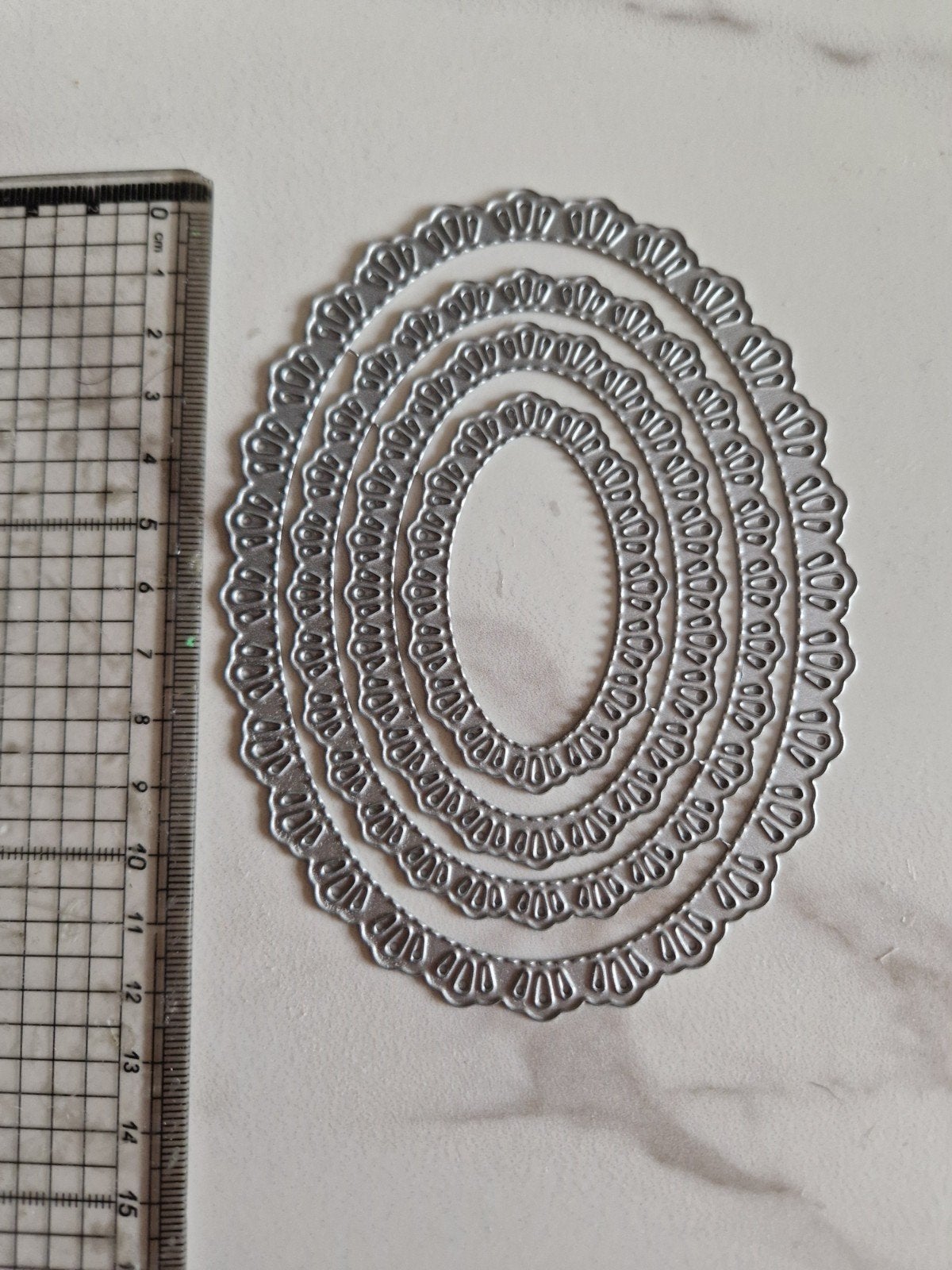 Ovale snijmallen set - 5 stuks, Hobby en Vrije tijd, Kaarten | Zelf maken, Ophalen of Verzenden, Nieuw
