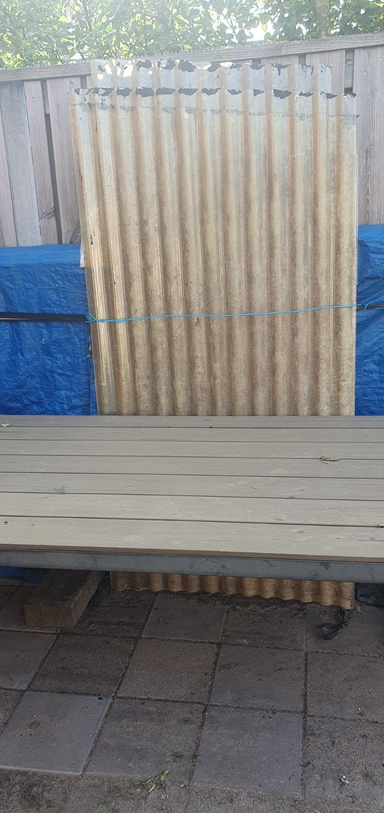 Gratis polyester golfplaten 4x 100xminimaal170cm, Ophalen of Verzenden