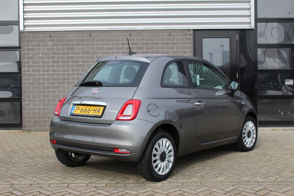 Fiat 500 1.0 Hybrid Cult / Carplay / Navigatie / LMV 15" / N, Auto's, Stof, Met garantie (alle), 4 stoelen, Origineel Nederlands