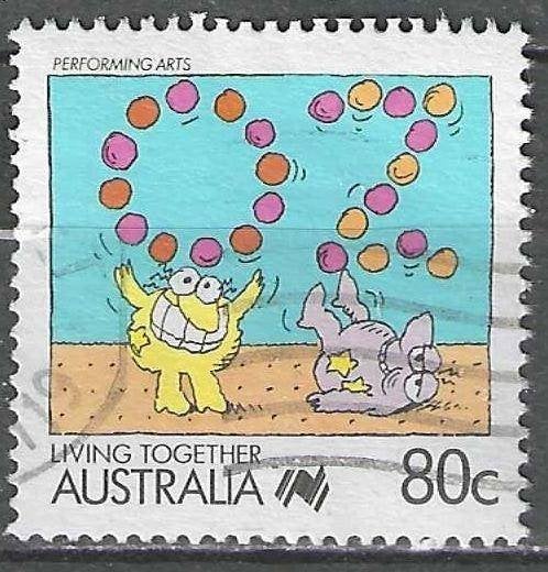 Australie 1988 - Yvert 1061 - Leven in Australie (ST), Verzenden, Gestempeld