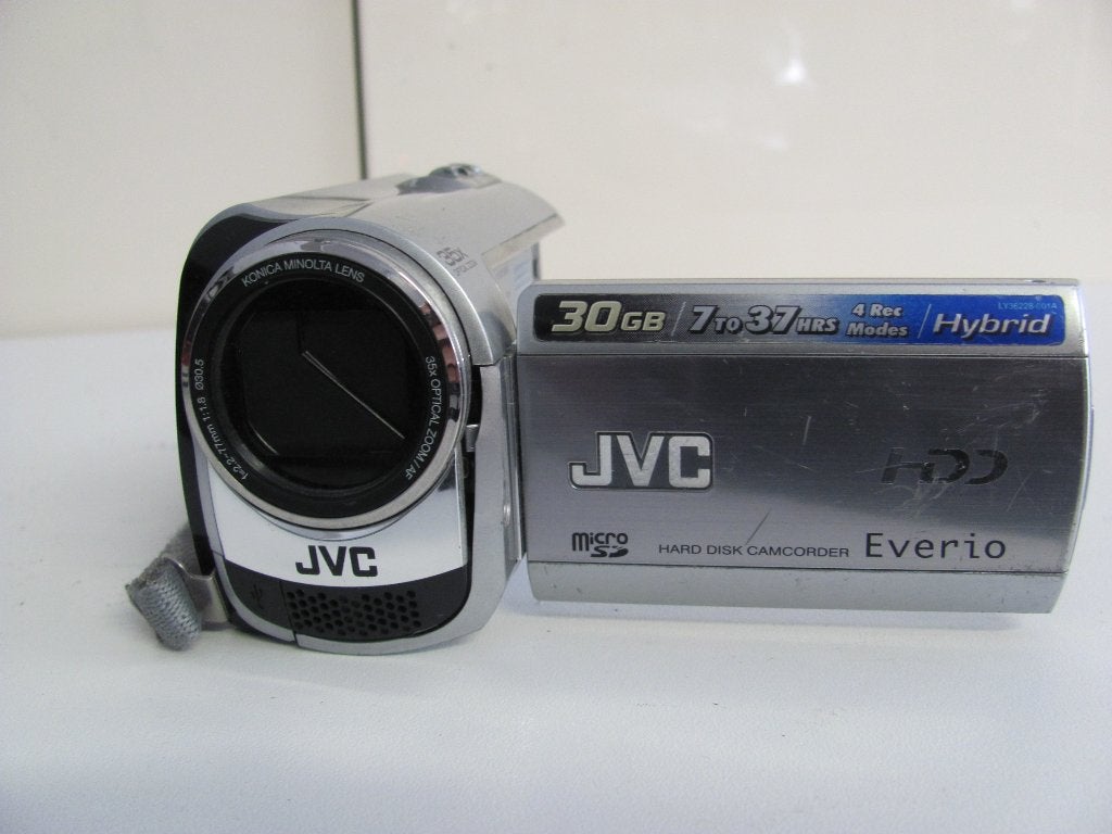 JVC Everio hard disk camcorder met micosdcard 4gb,, JVC, 20x of meer, Ophalen of Verzenden, Camera