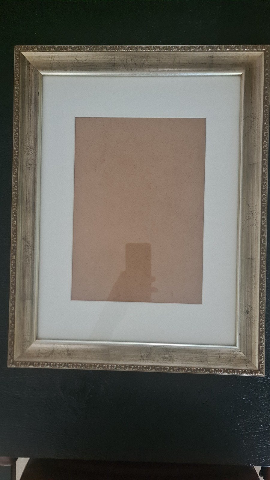 Mooie fotolijst goudkleurig 37x47cm met passe-partout, Ophalen