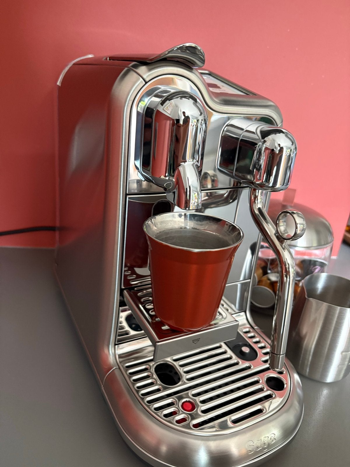 Nespresso Creatista Pro, Koffiepads en cups, Espresso apparaat, Nieuw, 1 kopje