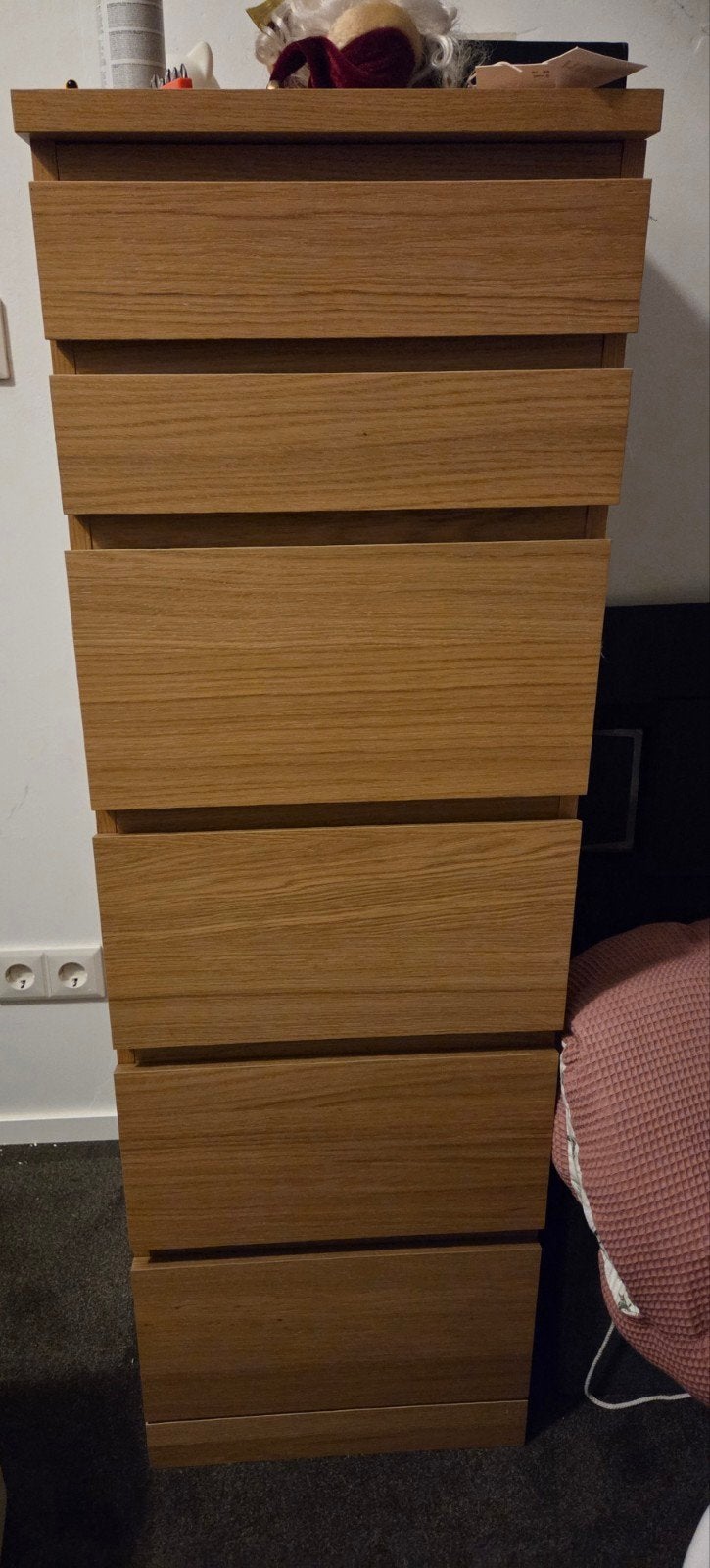 Ikea ladekast Malm Lang 6 lade, Ophalen, Minder dan 50 cm, Gebruikt, 5 laden of meer