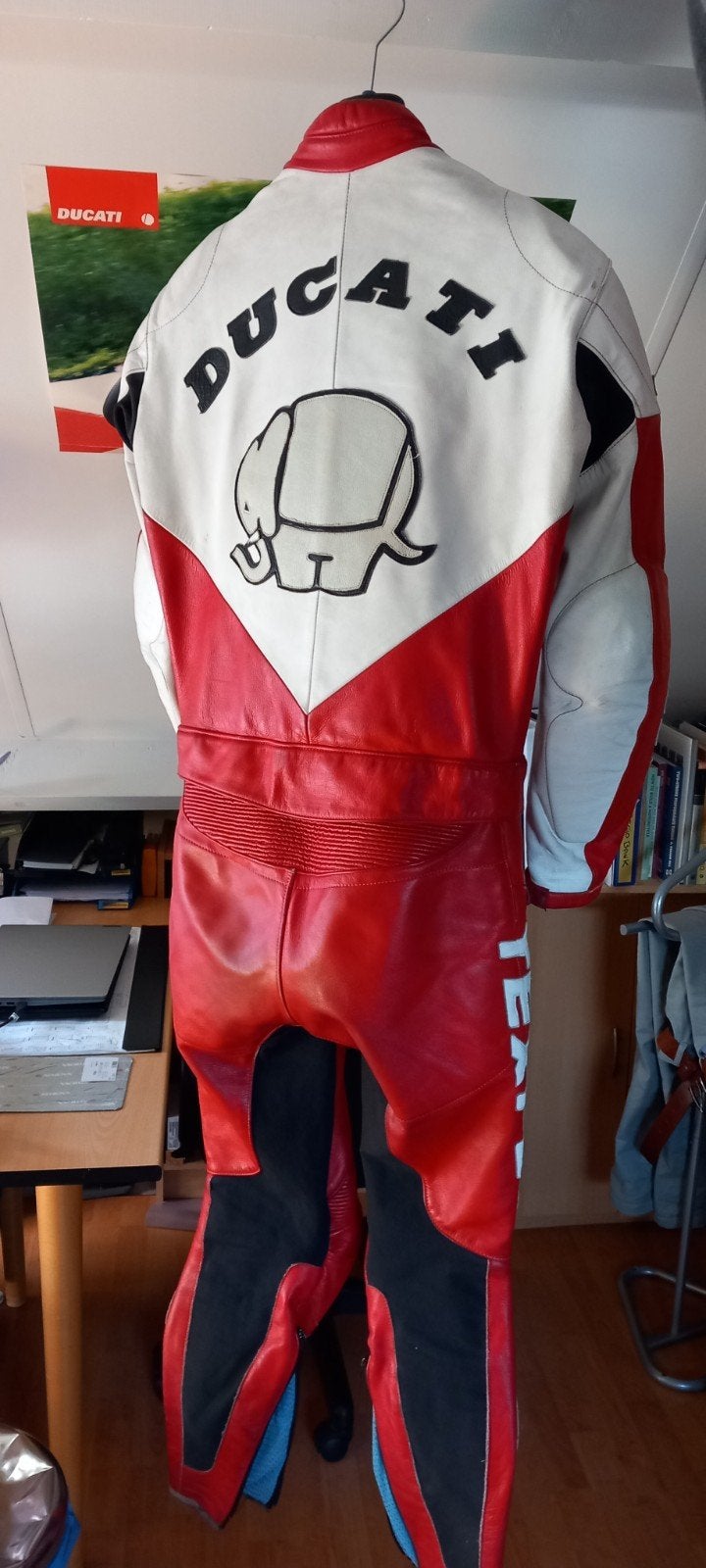 Ducati 851 888 916 Texport leather-suit, Motoren, Ophalen of Verzenden, Tweedehands, Combipak