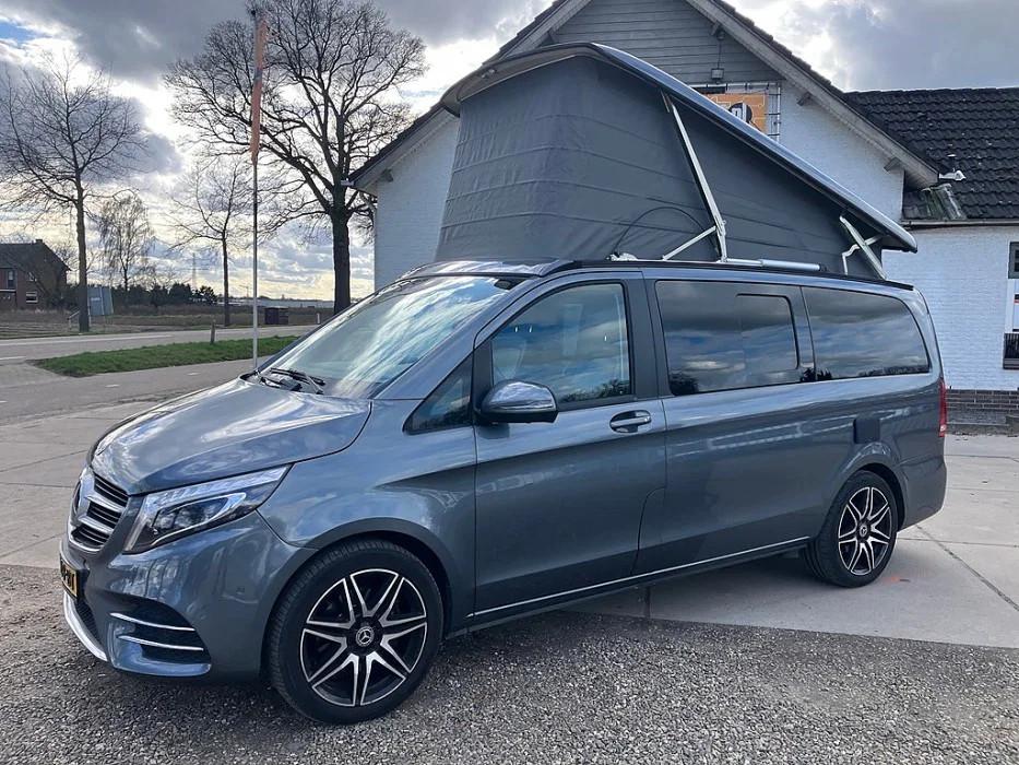 Mercedes-Benz V-klasse 250 Marco Polo 4-Matic AMG-Line Westf, Caravans en Kamperen, Campers, Automaat, Buscamper of Camperbus