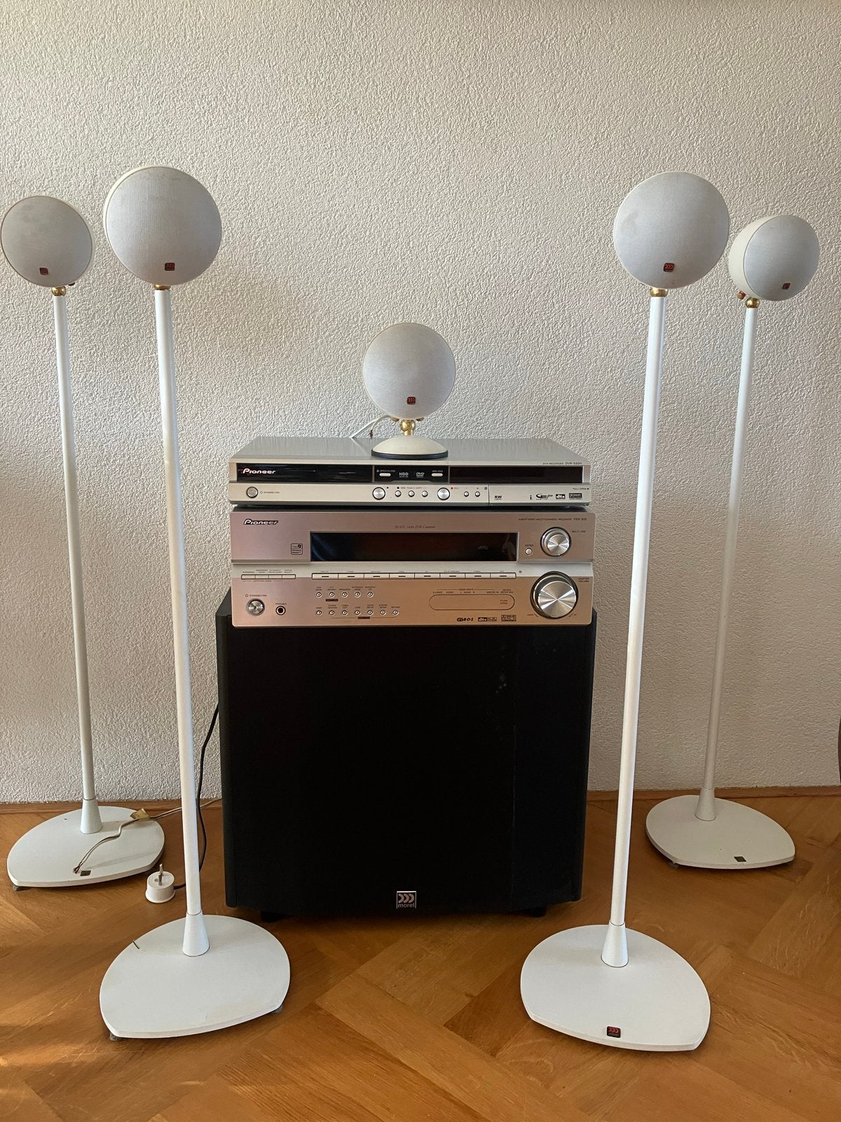 Pioneer Home Cinema Set met Morel Surround Systeem, Gebruikt, Ophalen of Verzenden, Pioneer, 5.1-systeem