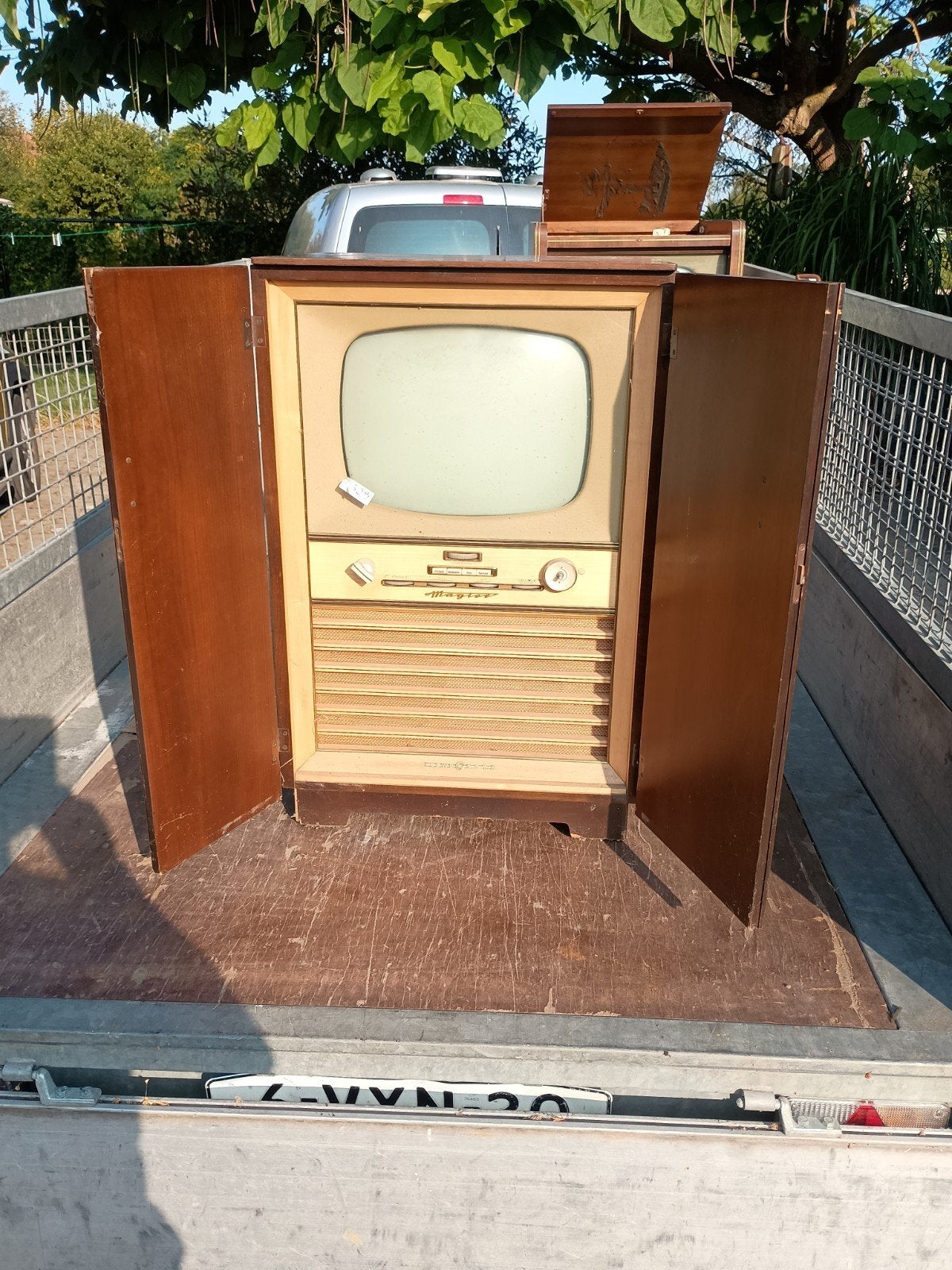 vintage tv meubel, Antiek en Kunst, Antiek | Tv's en Audio, Ophalen