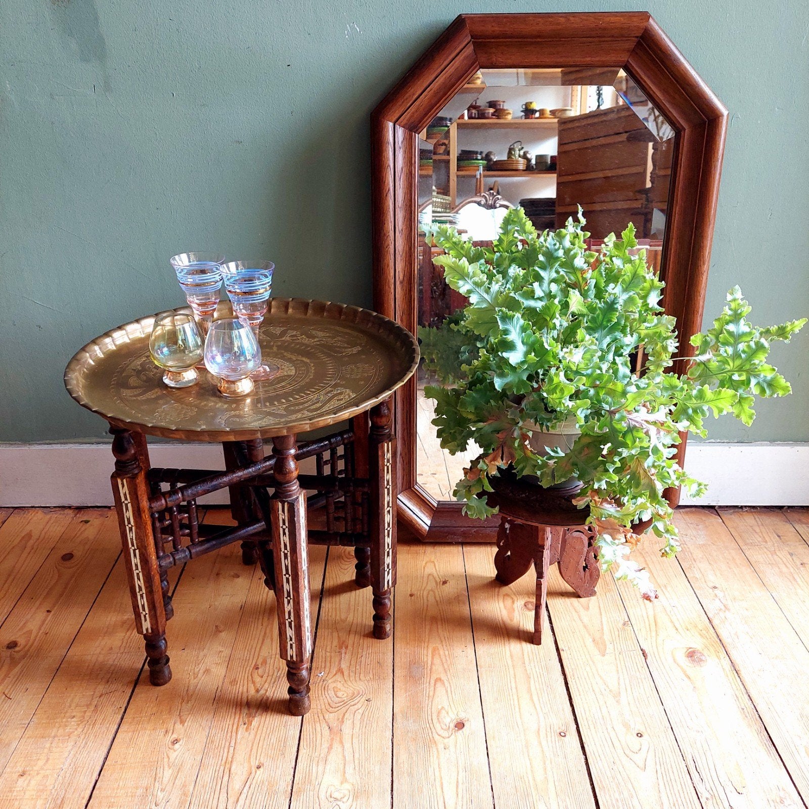 Lucky Vintage Marokkaanse of Oosterse bijzettafel, Ophalen of Verzenden