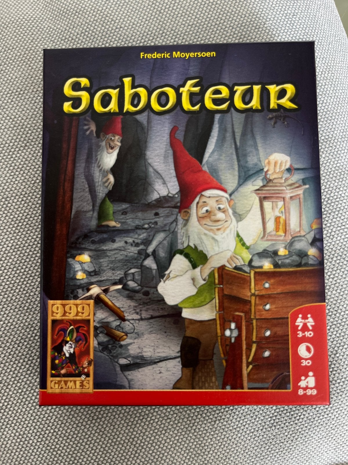 Saboteur spel - Zo goed als nieuw, Drie of vier spelers, Ophalen of Verzenden, Zo goed als nieuw