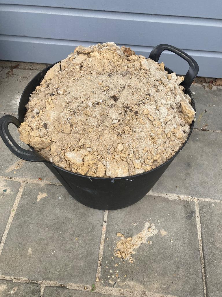 Zand beige voor tegels, Ophalen, Gebruikt