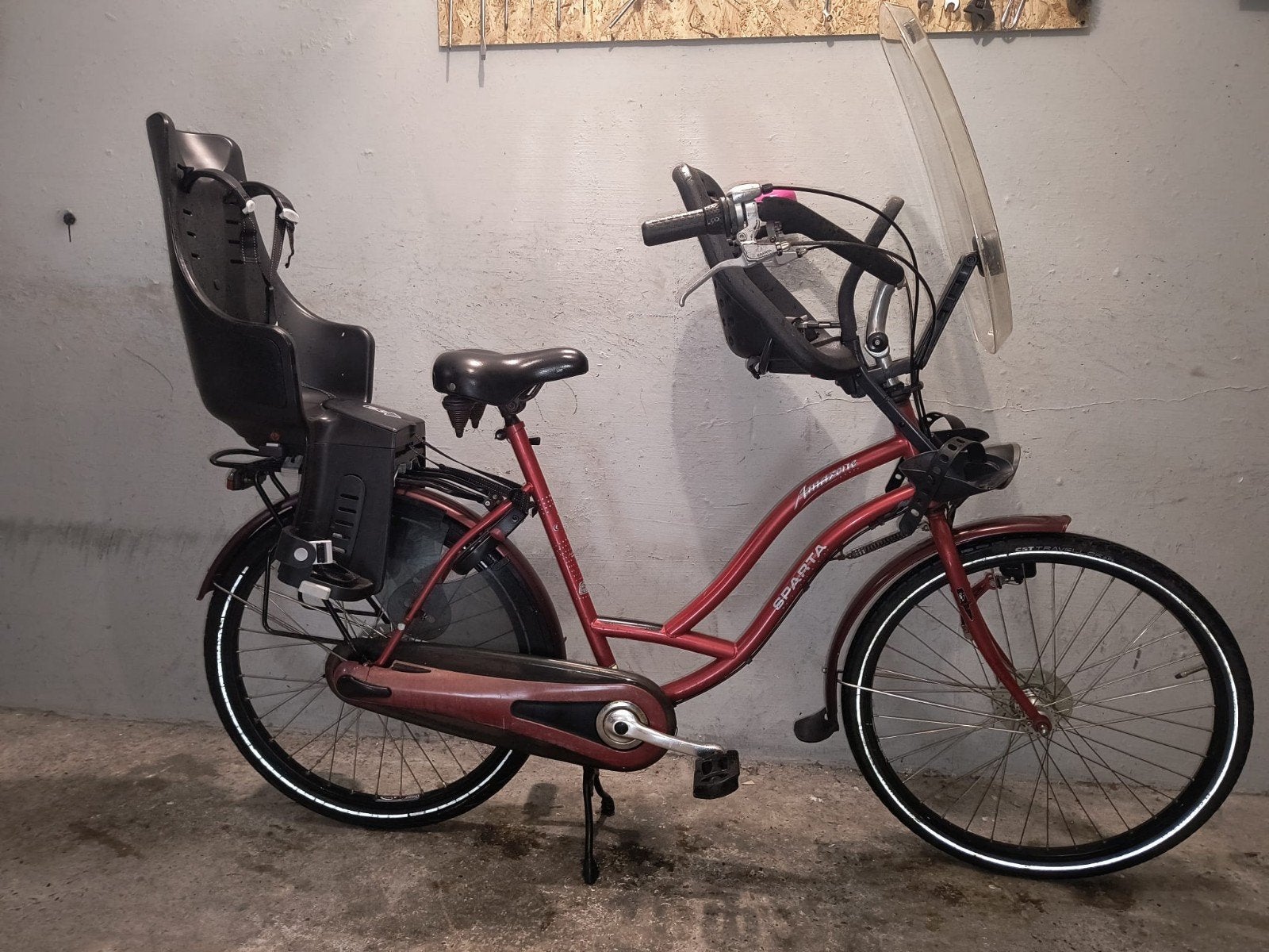 Moederfiets mamafiets damesfiets 26inch Sparta Amazone, Fietsen en Brommers, Ophalen, 2 zitjes, Sparta, 56 cm of meer