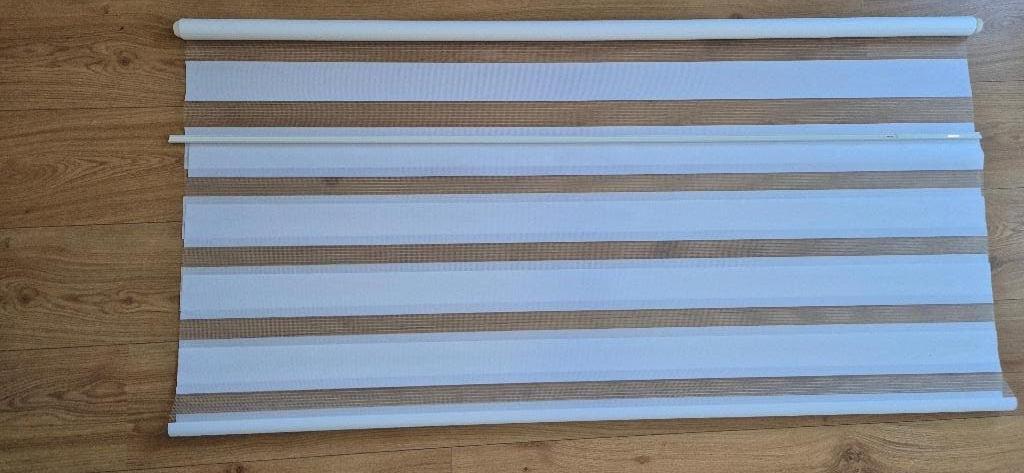 rolgordijn wit Splendid White, Ophalen, 100 tot 150 cm, Wit, Zo goed als nieuw