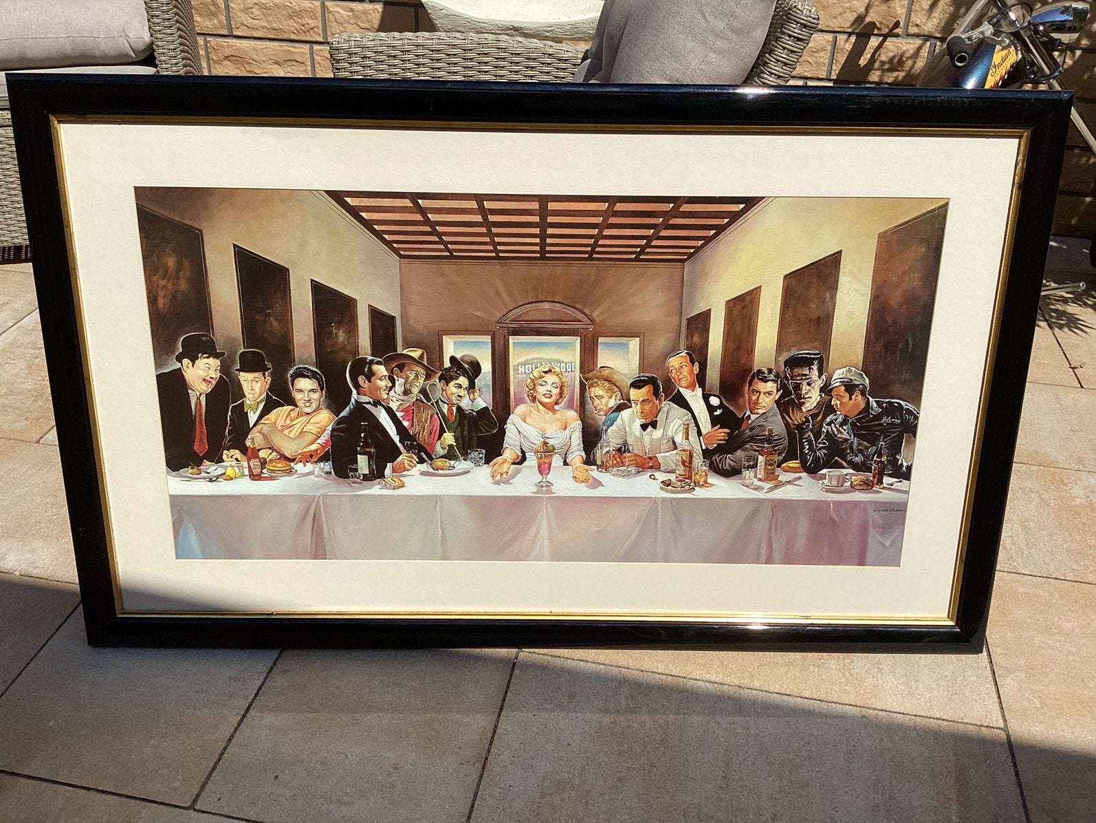 'The Last Supper Hollywood Edition, Huis en Inrichting, Ophalen, 50 – 75, Zo goed als nieuw, Schilderij
