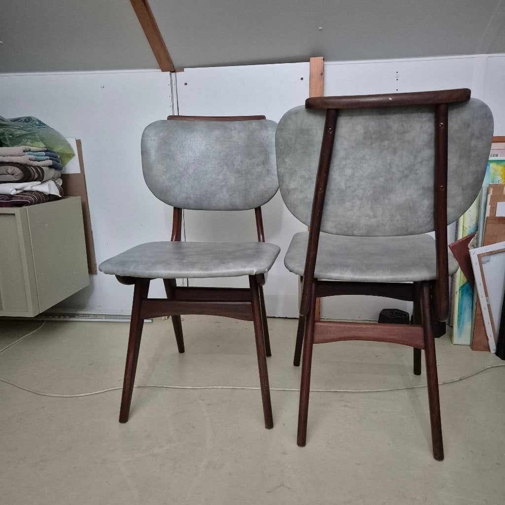 vintage stoelen 2x, Huis en Inrichting, Ophalen, Gebruikt, Twee, Vintage