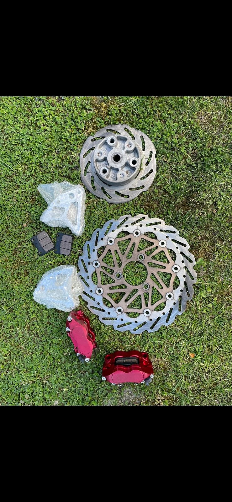 Remmenset aerox , minarelli big brakes, Ophalen of Verzenden, Zo goed als nieuw