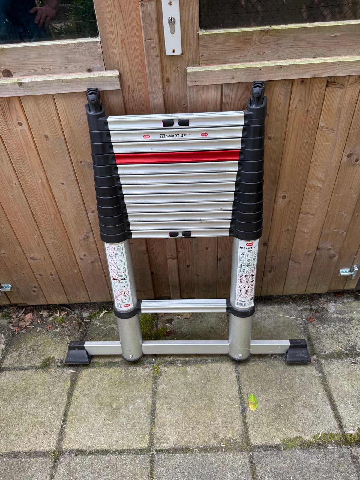 Altrex Smart Up Active Telescoopladder ladder 4.05m, Ophalen, Zo goed als nieuw, Ladder, Opvouwbaar of Inschuifbaar