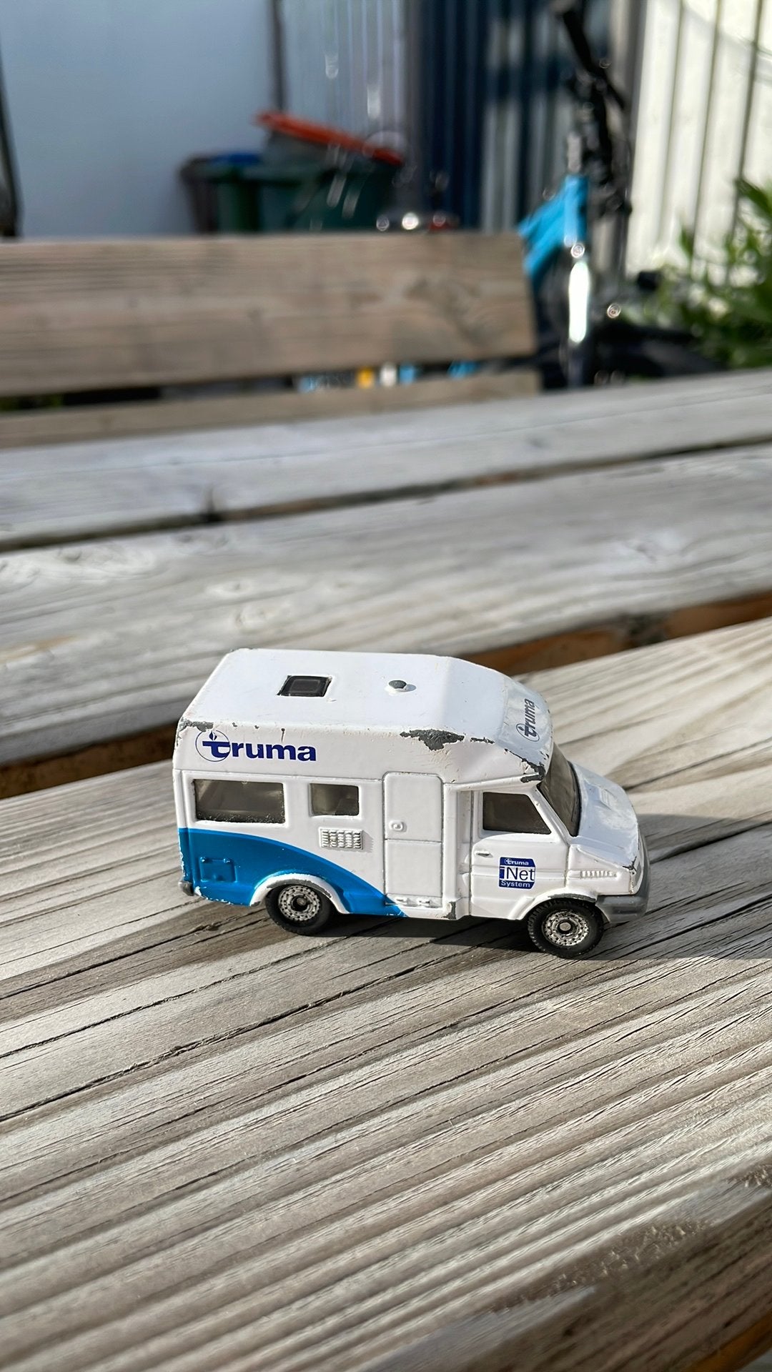 VTG Siku 1671 Niesmann Bischoff Arto Truma Camper Van Toy KO, Ophalen of Verzenden, Gebruikt, Auto