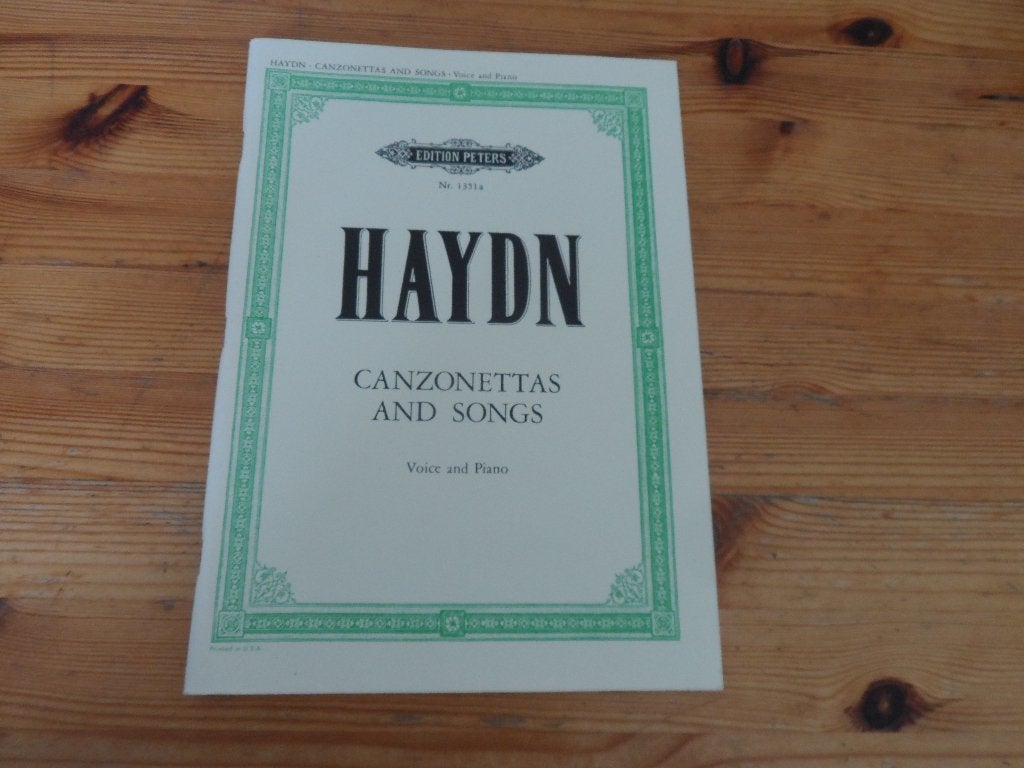 Haydn - canzonettas and songs, Zang, Klassiek, Ophalen of Verzenden, Zo goed als nieuw