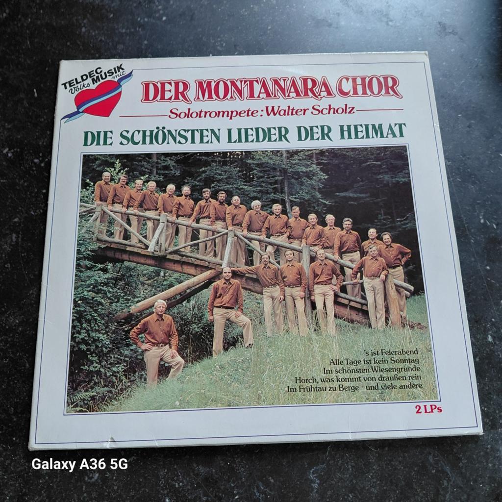 Der Montanara Chor - Die Schönsten Lieder Der Heimat 2LP, Dubbel-LP, Ophalen of Verzenden, Gebruikt, 12 inch