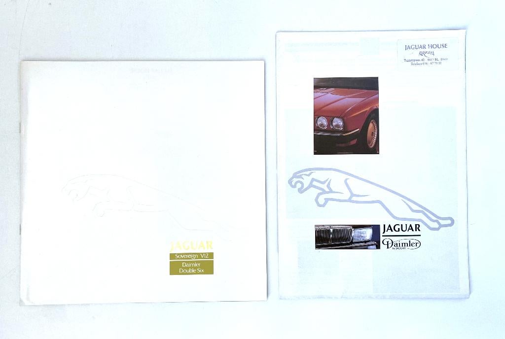 2 Jaguar brochures uit 1987, Verzenden, Gelezen, Overige merken