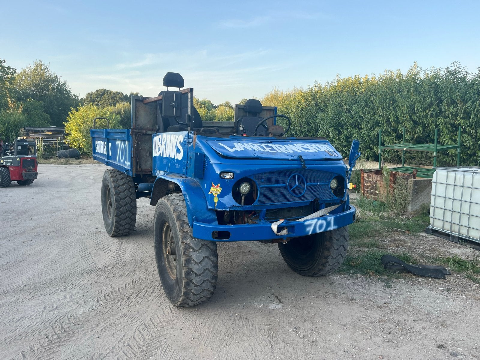 Unimog 404 met Volvo 6-cilinder diesel Zwarte Cross, Ophalen