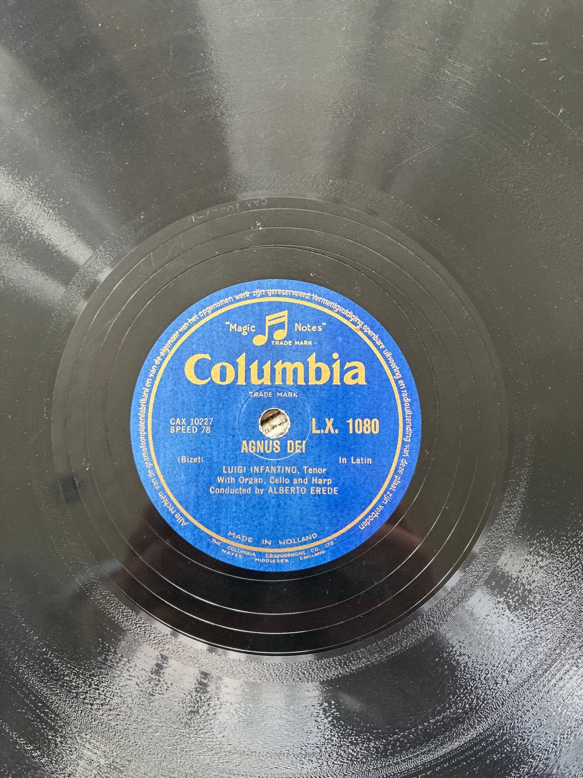 Klassieke 78 toeren platen - Columbia, Odeon, His Master's V, Gebruikt, 10 inch, Verdi, Opera of Operette