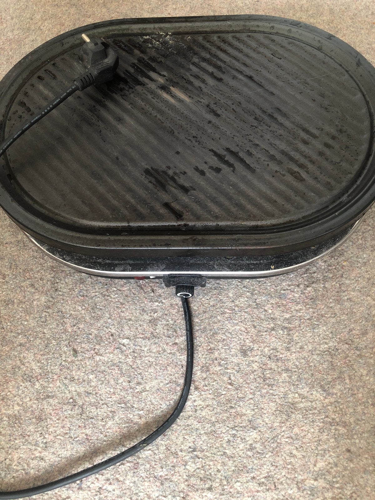 Gourmetstel / Grillplaat - Gebruikt, Ophalen of Verzenden, Gebruikt, 4 t/m 7 personen