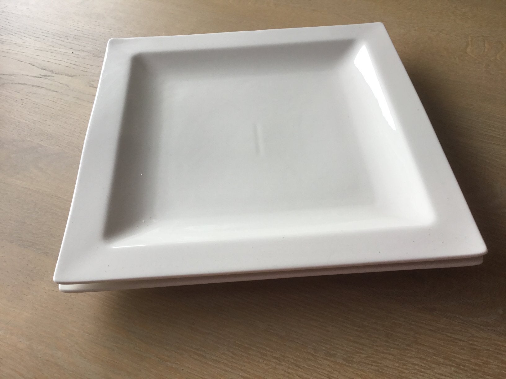 Wite xl borden 2 stuks, Ophalen of Verzenden, Gebruikt, Overige stijlen, Bord(en)