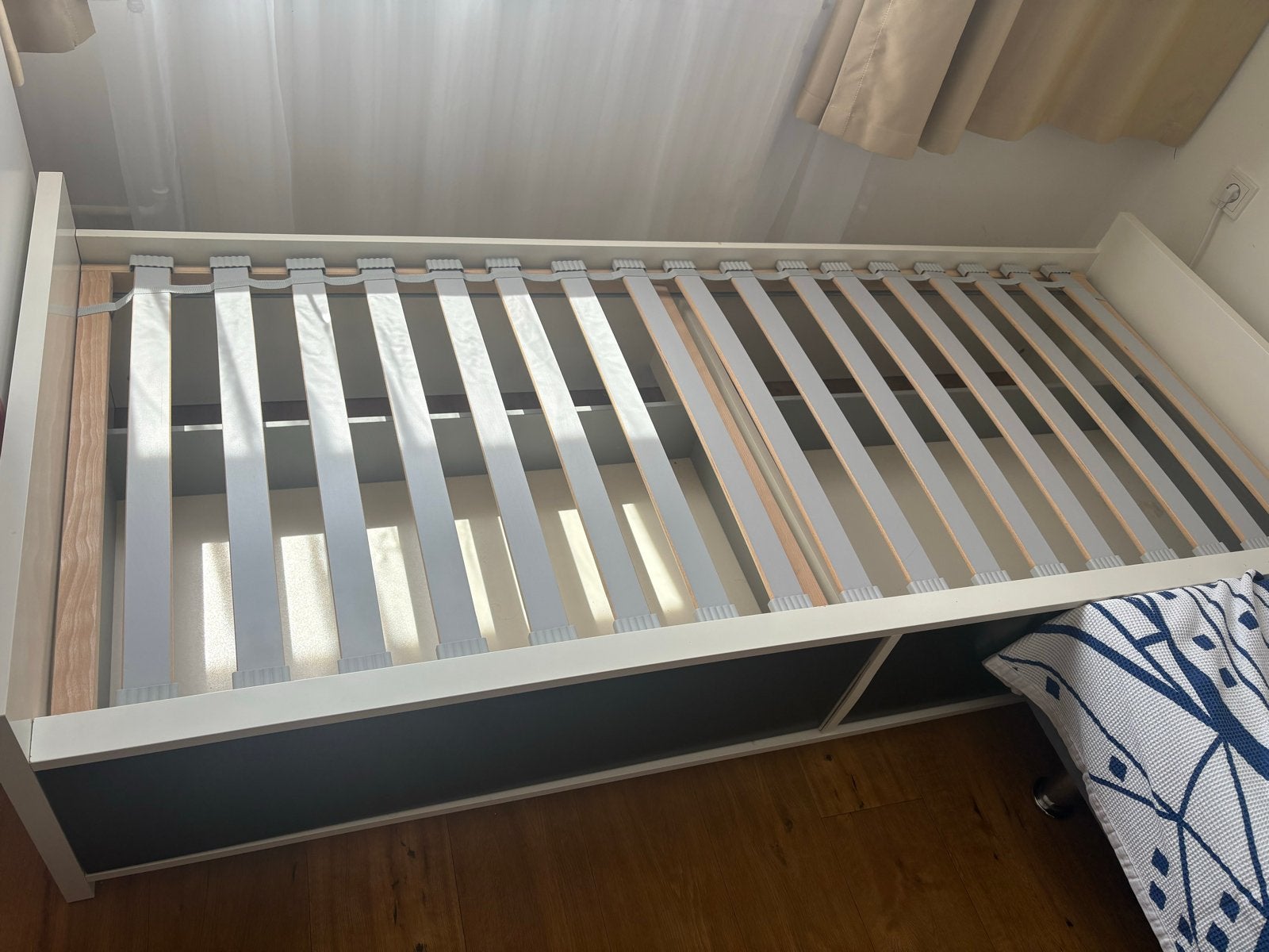 IKEA bedframe 80x200 met lades, Ophalen, Gebruikt, 160 tot 180 cm, 85 tot 100 cm