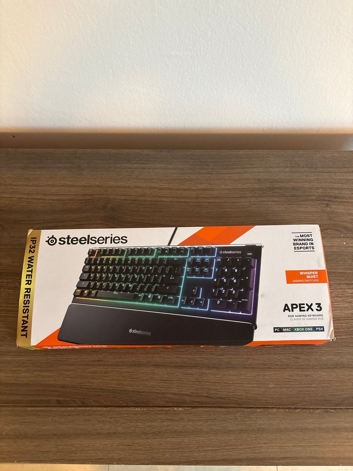 NIEUW - SteelSeries Apex 3 RGB Gaming Toetsenbord, Computers en Software, Toetsenborden, Gaming toetsenbord, Nieuw, Ophalen of Verzenden