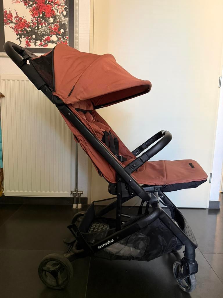 Miley 2 kinderwagen  bruin easywalker handig in gebruik, Ophalen, Gebruikt