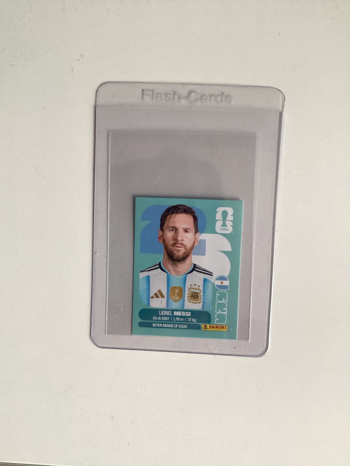 WK 2026 panini sticker (Messi), Ophalen of Verzenden, Nieuw