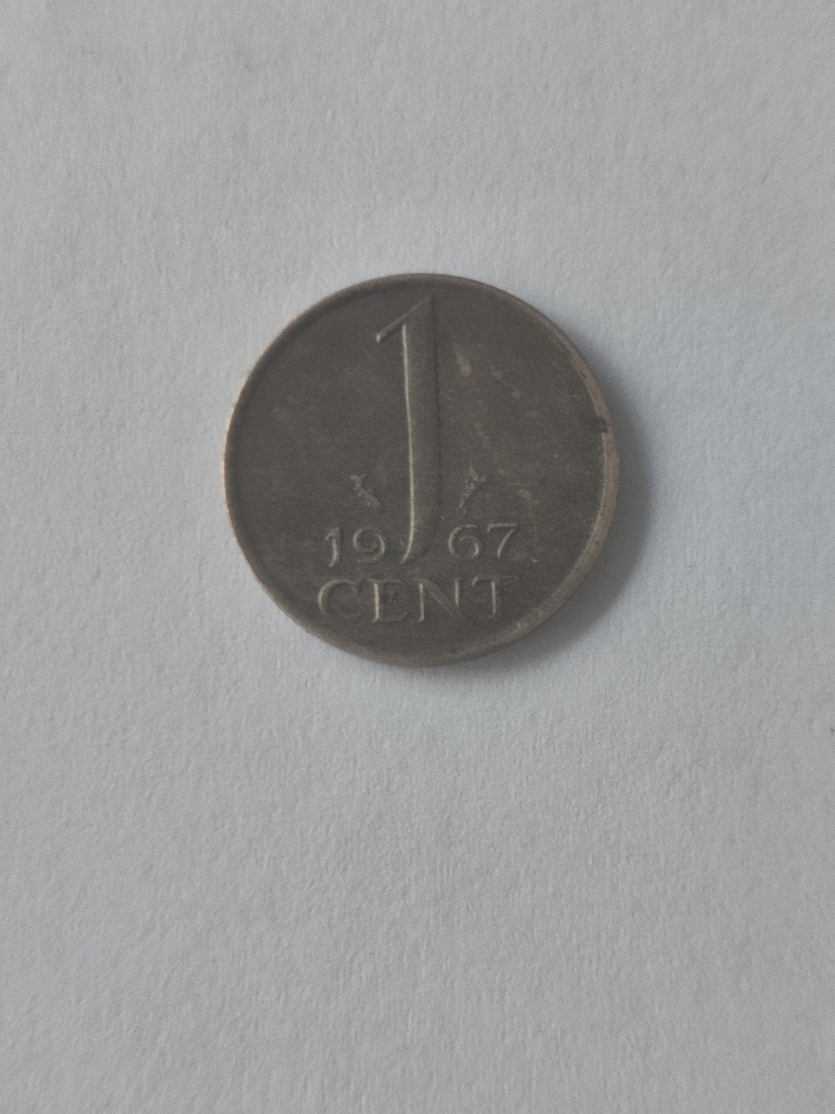 1 cent munt Koningin Juliana 1967, Ophalen of Verzenden, Koningin Juliana, 1 cent, Losse munt