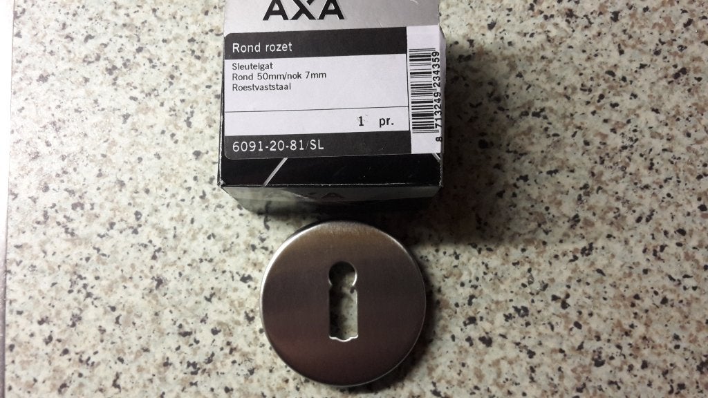 Axa rvs rozet vierkant rozet, type 6090-10-81/pc, Ophalen of Verzenden, Nieuw