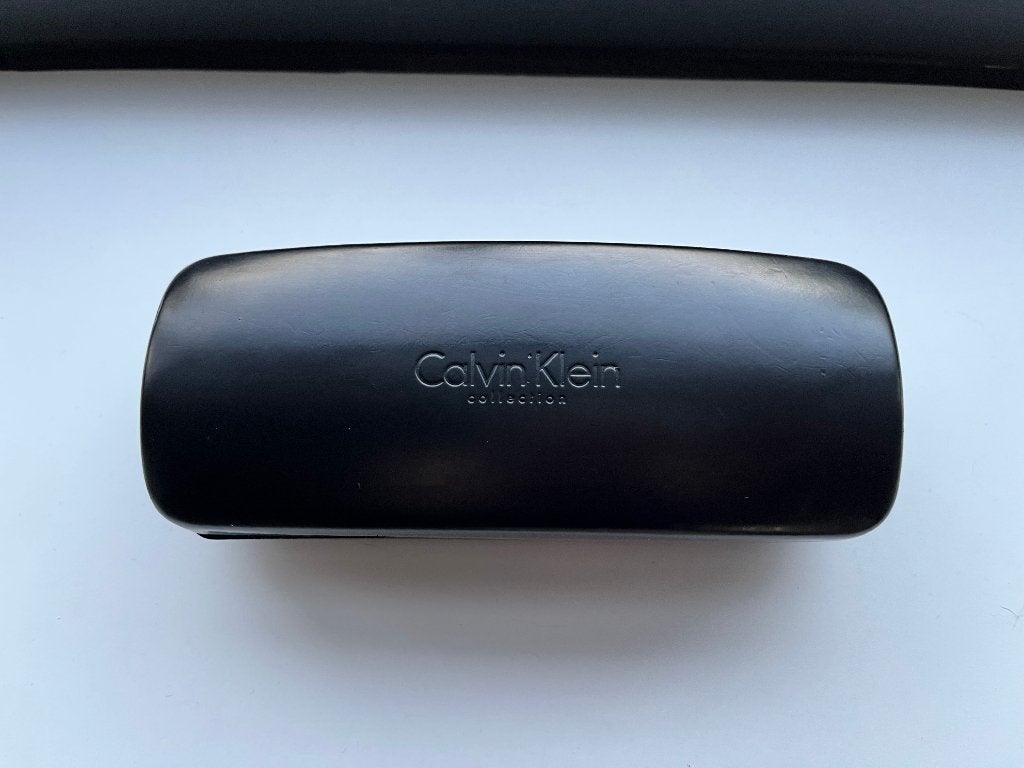 Calvin Klein brillenkoker zwart, Ophalen of Verzenden, Zo goed als nieuw, Zwart, Overige merken